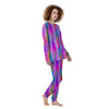 Gradient Psychedelic Print Pattern Women's Pajamas-grizzshop