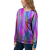 Gradient Psychedelic Print Pattern Women's Sweatshirt-grizzshop