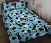 Graduation Day Pattern Print Bed Set Quilt-grizzshop