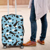 Graduation Day Pattern Print Luggage Cover Protector-grizzshop