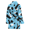 Graduation Day Pattern Print Women Long Robe-grizzshop