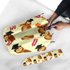 Graduation Owl Pattern Print Automatic Foldable Umbrella-grizzshop