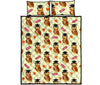 Load image into Gallery viewer, Graduation Owl Pattern Print Bed Set Quilt-grizzshop