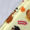 Graduation Owl Pattern Print Blanket-grizzshop