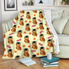 Graduation Owl Pattern Print Blanket-grizzshop