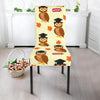 Graduation Owl Pattern Print Chair Cover-grizzshop