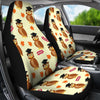 Graduation Owl Pattern Print Universal Fit Car Seat Covers-grizzshop