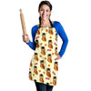 Graduation Owl Pattern Print Women's Apron-grizzshop