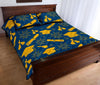 Graduation Pattern Print Bed Set Quilt-grizzshop