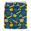 Graduation Pattern Print Duvet Cover Bedding Set-grizzshop