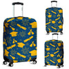 Graduation Pattern Print Luggage Cover Protector-grizzshop