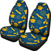 Graduation Pattern Print Universal Fit Car Seat Covers-grizzshop