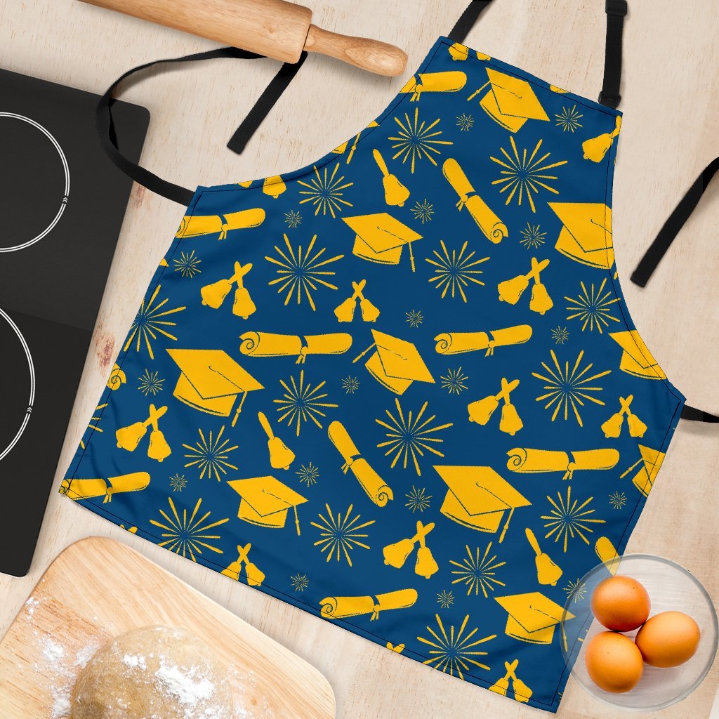 Graduation Pattern Print Women's Apron-grizzshop