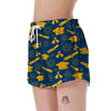 Graduation Pattern Print Women's Shorts-grizzshop