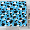 Graduation Print Pattern Bathroom Shower Curtain-grizzshop