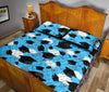 Graduation Print Pattern Bed Set Quilt-grizzshop