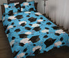 Graduation Print Pattern Bed Set Quilt-grizzshop