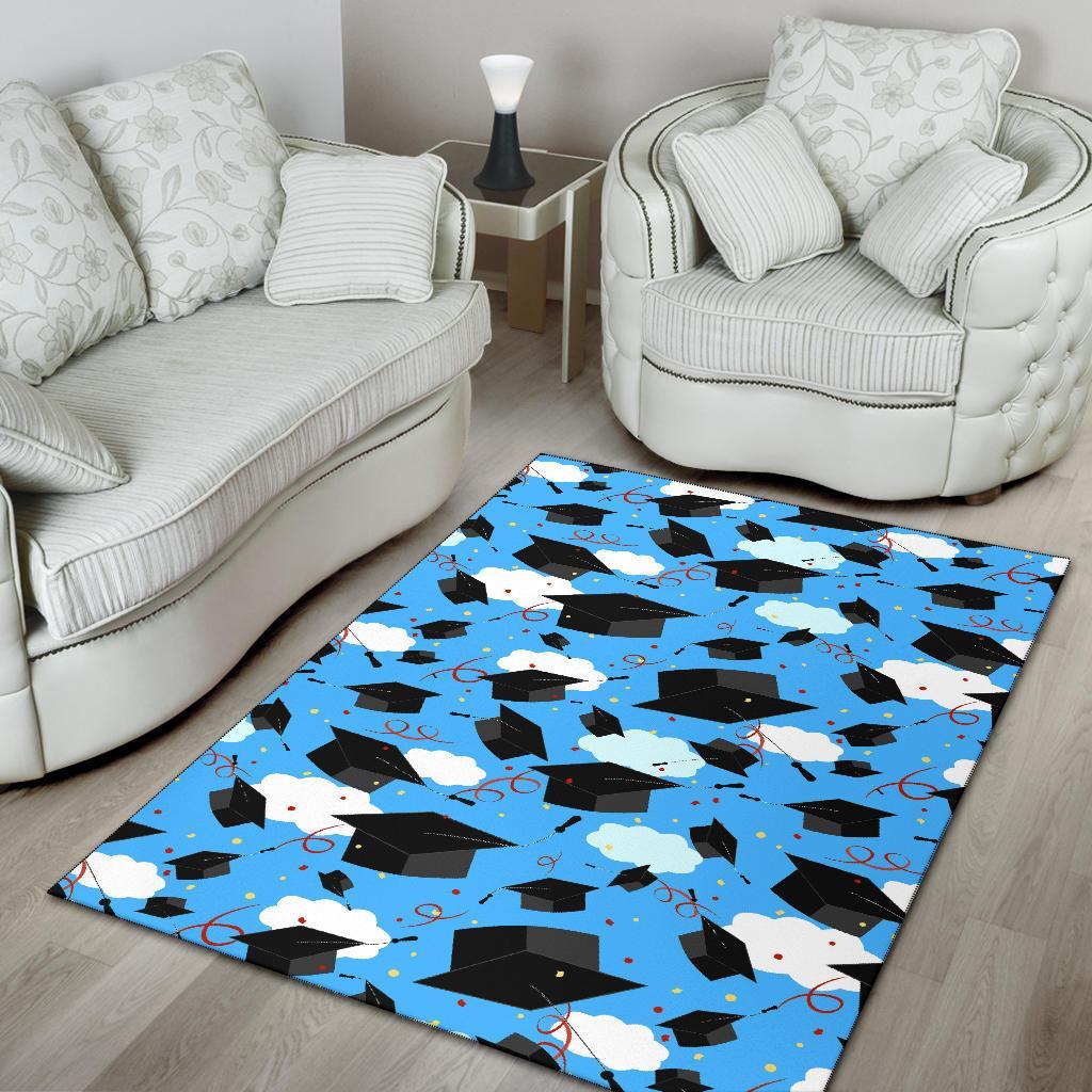 Graduation Print Pattern Floor Mat-grizzshop