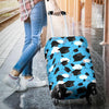 Graduation Print Pattern Luggage Cover Protector-grizzshop