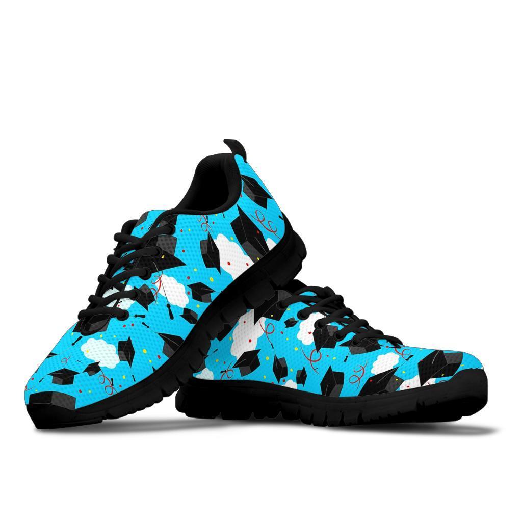 Graduation Print Pattern Sneaker Shoes For Men Women-grizzshop