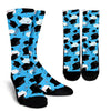 Graduation Print Pattern Unisex Crew Socks-grizzshop