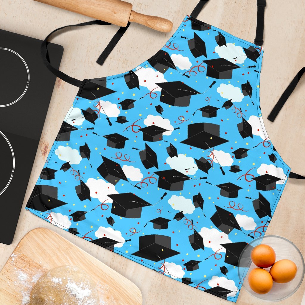 Graduation Print Pattern Women's Apron-grizzshop