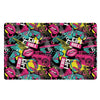 Graffiti Abstract Hiphop Lip Door Mat-grizzshop