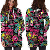 Graffiti Abstract Hiphop Lip Hoodie Dress-grizzshop