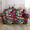 Graffiti Abstract Hiphop Lip Loveseat Cover-grizzshop