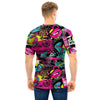 Graffiti Abstract Hiphop Lip Men T Shirt-grizzshop