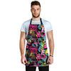 Graffiti Abstract Hiphop Lip Men's Apron-grizzshop