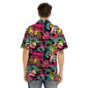 Graffiti Abstract Hiphop Lip Men’s Hawaiian Shirt-grizzshop