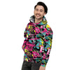 Graffiti Abstract Hiphop Lip Men's Hoodie-grizzshop