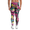 Graffiti Abstract Hiphop Lip Men's Leggings-grizzshop