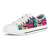 Graffiti Abstract Hiphop Lip Men's Low Top Shoes-grizzshop