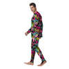 Graffiti Abstract Hiphop Lip Men's Pajamas-grizzshop