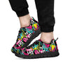 Graffiti Abstract Hiphop Lip Men's Sneakers-grizzshop