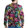 Graffiti Abstract Hiphop Lip Men's Sweatshirt-grizzshop