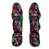 Graffiti Abstract Hiphop Lip Muay Thai Shin Guard-grizzshop