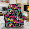 Graffiti Abstract Hiphop Lip Recliner Cover-grizzshop