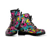 Graffiti Abstract Hiphop Lip Women's Boots-grizzshop