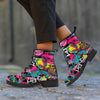 Graffiti Abstract Hiphop Lip Women's Boots-grizzshop