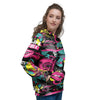 Graffiti Abstract Hiphop Lip Women's Hoodie-grizzshop