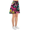 Graffiti Abstract Hiphop Lip Women's Skirt-grizzshop