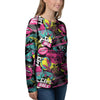 Graffiti Abstract Hiphop Lip Women's Sweatshirt-grizzshop