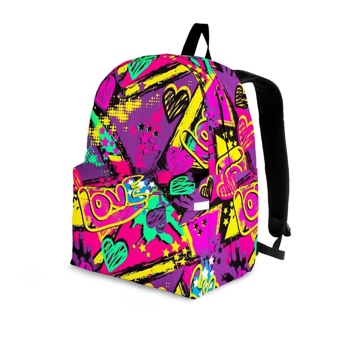 Graffiti Airbrush Love Print Backpack-grizzshop