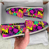 Graffiti Airbrush Love Print Canvas Shoes-grizzshop