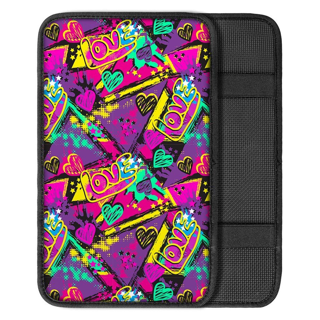 Graffiti Airbrush Love Print Car Console Cover-grizzshop