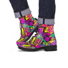 Graffiti Airbrush Love Print Men's Boots-grizzshop