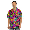 Graffiti Airbrush Love Print Men’s Hawaiian Shirt-grizzshop